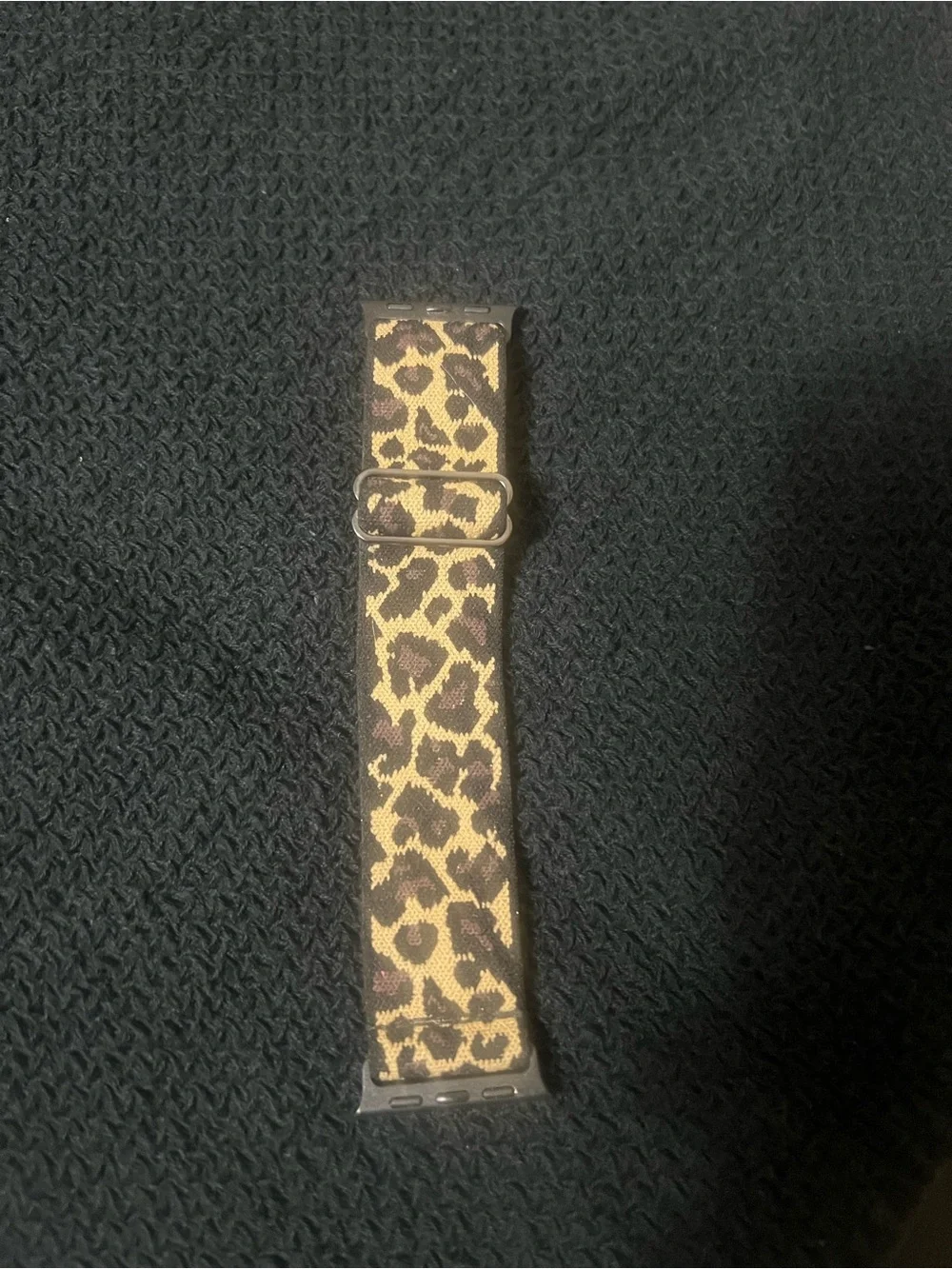 Interchangeable Leopard-Print Smartwatch Bands – Yellow, Black, Silver
